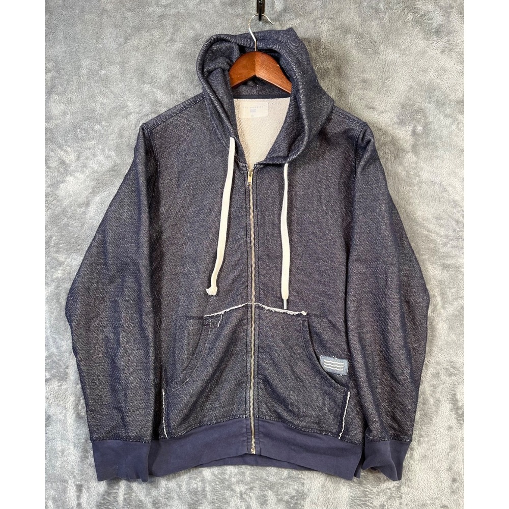 Sol Angeles Hoodie Mens XL Purple Essential Waves Zip Fleece Classic Fit Soft